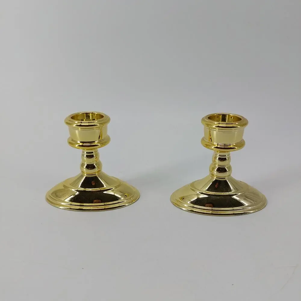 Candle Stick holders Candlesticks Gold Tone Color Home Decor